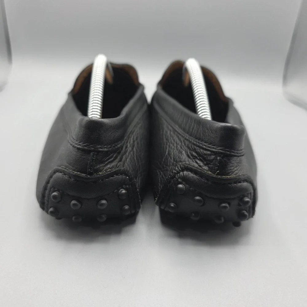 Bruno Parmigiani Penny Loafers Mens 45‎ Black Leather Driving Moccasin READ